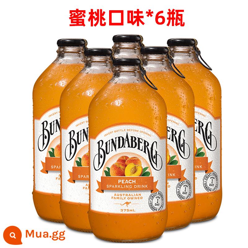 Úc Bundesberg soda bundaberg gừng nước gừng khô nước chanh nước có ga nước giải khát nhập khẩu hàng đầu cửa hàng - Đào* 6 chai