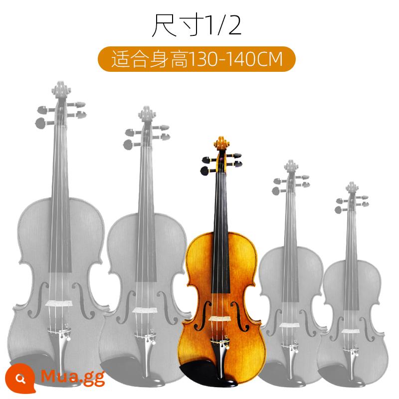 KylieSman Châu Âu chất liệu thủ công violon lớp biểu diễn nguyên chất chuyên nghiệp cấp chứng chỉ A10 thi nhạc cụ độc tấu - 1/2