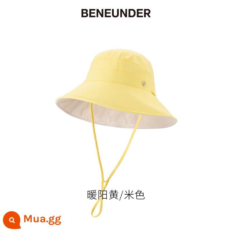 Chuối Hat Chính Thức Lớn Vành Người Cá Nón Mùa Hè Flag Store Hat Nữ Chống Tia UV Dưới Tiêu Điểm Hat - [Phong cách mái hiên cổ điển] Màu vàng dương ấm áp, nếu mua phải hàng giả, bạn sẽ mất mười phần trăm, hàng sẽ được chuyển đi trong vài giây.