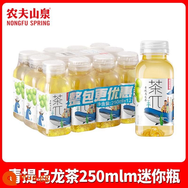 Bánh trà xuân núi Nongfu π trà Wu 500ml * 15 chai nguyên hộp đợt hàng đồ uống ưu đãi đặc biệt trà ô long đào xanh hoa nhài - Trà Ô Long Qingti 250ml*12 chai [cỡ nhỏ]