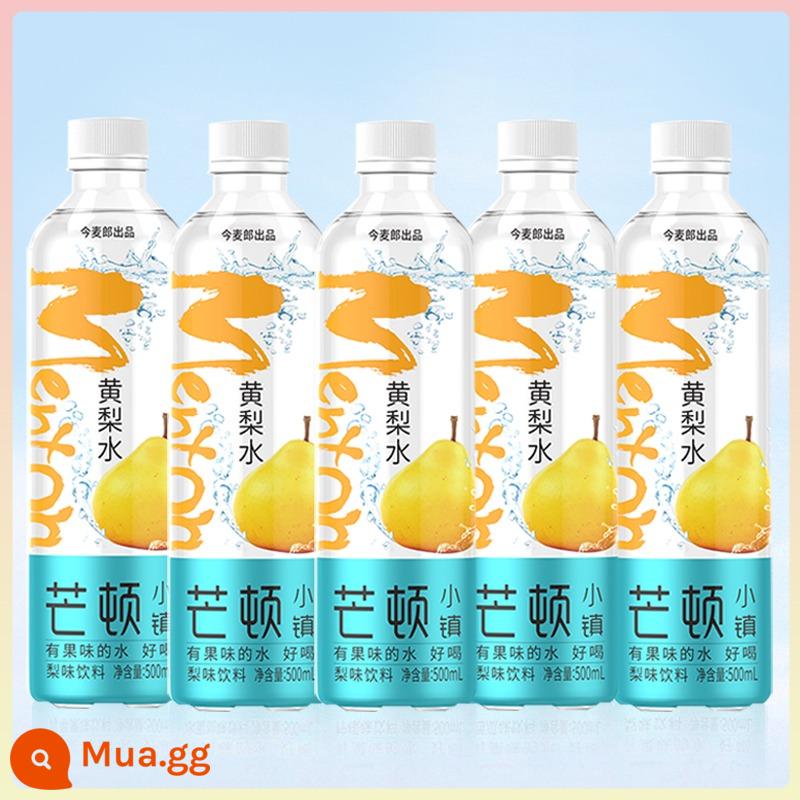 Jinmailang Manton Town 500ml thức uống trái cây nước chanh táo xanh hương đào hỗn hợp trọn gói đợt hàng đặc biệt - Nước dứa 500ml*5 chai