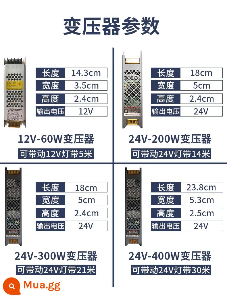 Đèn dạ quang bằng hợp kim nhôm với bảng ốp chân tường với đèn LED ánh sáng kim loại vô hình ẩn nhúng ẩn giấu đường ốp chân tường - Máy biến áp 200W