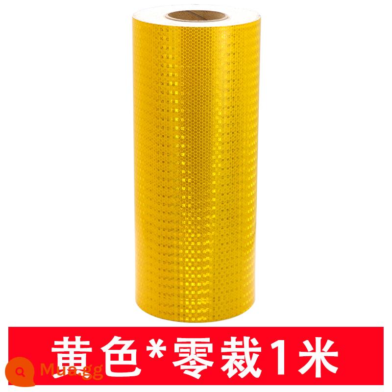 40cm ban đêm miếng dán phản quang dạ quang nổi bật giao thông đường bộ băng cảnh báo chống va chạm nhãn dán logo lưới phản quang phim - Sao Sáng-Cam Thơm-40cm*1m