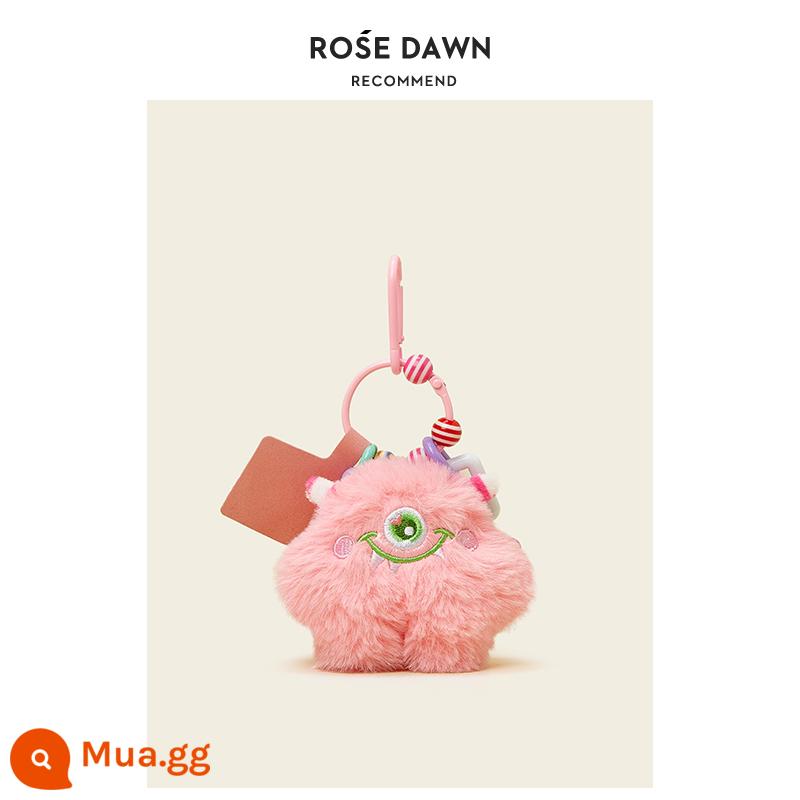 ROSEDAWN thiết kế ban đầu xanh búp bê sang trọng túi mặt dây chuyền mặt dây chuyền cao cấp móc chìa khóa ô tô tặng mặt dây chuyền nhỏ - Búp bê nhồi bông màu hồng