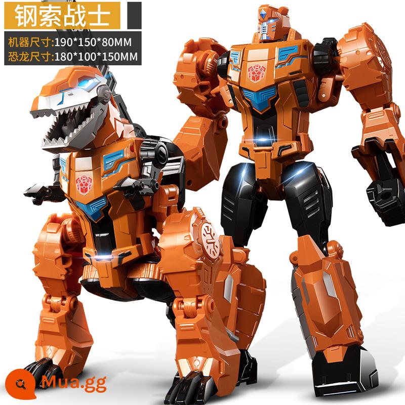 Biến dạng đồ chơi ô tô King Kong robot Bumblebee bằng tay mô hình khủng long phiên bản hợp kim chính hãng trẻ em bé trai và bé gái - Khủng long cáp hình dạng cổ điển G1 [Bộ phận hợp kim] [Vũ khí thưởng]