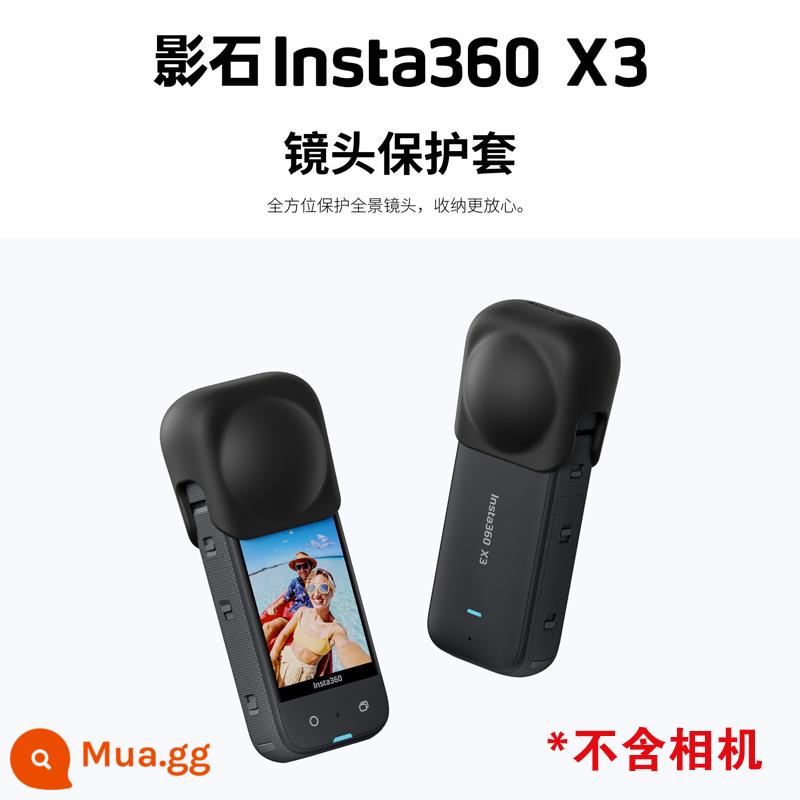 insta360X3 túi lưu trữ pin sạc quản gia bộ chuyển đổi âm thanh đèn flash vượt qua đồng hành vỏ bảo vệ gương bảo vệ - Vỏ bảo vệ ống kính X3