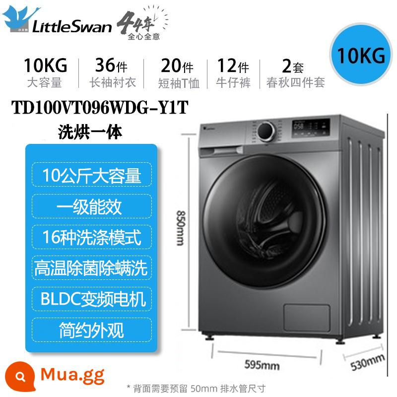 Máy giặt lồng giặt Little Swan hoàn toàn tự động 10kg 12kg chuyển đổi tần số hộ gia đình công suất lớn hạng nhất cửa hàng chính thức hàng đầu - 10 kg [giặt và sấy khô trong một] chuyển đổi tần số cấp độ đầu tiên/loại bỏ mạt sâu/tự làm sạch thùng nhiệt độ cao/WIFI