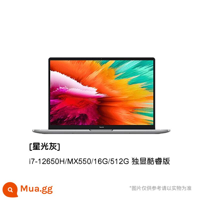 [Ali tự vận hành] Xiaomi/RedmiBook Pro 14 Card màn hình độc lập Intel Core i5-12450H thế hệ thứ 12 2.5K120Hz máy tính xách tay mỏng nhẹ hiệu năng cao - [pro14 Starlight Gray] i7/MX550/16G/512G