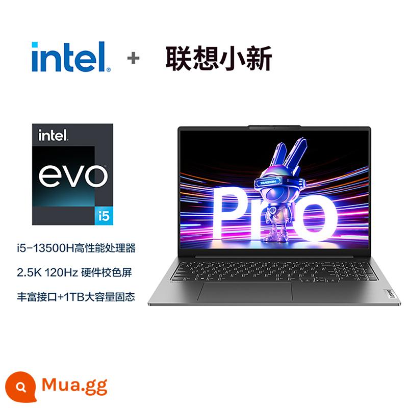 [Tự vận hành] Sản phẩm mới Lenovo Xiaoxin pro14/14/16/Air14 2023 Intel Core i5 thế hệ thứ 13 máy tính xách tay sách học tập kinh doanh văn phòng sinh viên đại học sách mỏng nhẹ - [Xiaoxin Pro16 2023]i5-13500H/đồ họa tích hợp/màu xám bồ câu 2,5K 120Hz