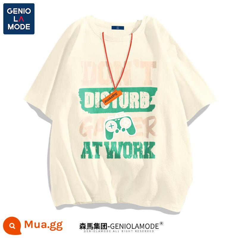 Semir Group GENIOLAMODE ngắn tay phong cách đường phố nam mùa hè cotton rộng bên trong Áo thun nam theo xu hướng - Qianmi (Trò chơi Đừng làm phiền)