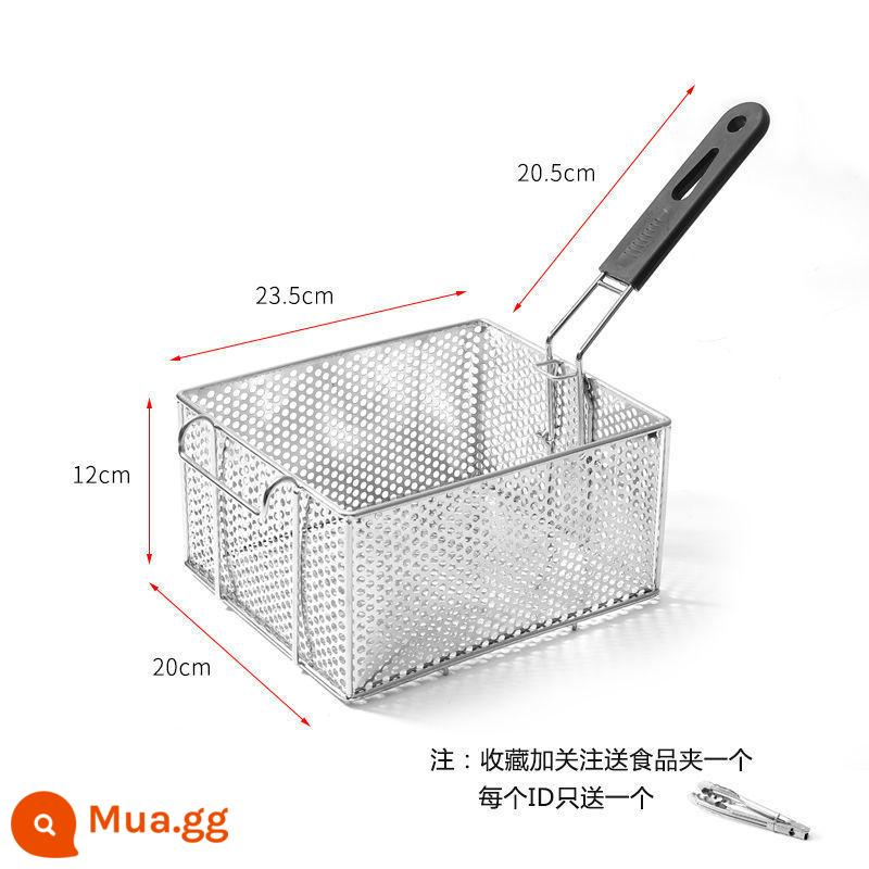 81 Thép không gỉ rây rán khoai tây chiên xào rán xyr - 81 đục lỗ inox 304 (lỗ 7mm)