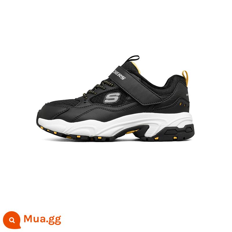 Giày SkechersSKECHERS Giày Trẻ Em Mùa Đông Bé Trai Giày Bốt Cotton Ấm Giày Ủng Trẻ Em Nhung Giày Thể Thao - Đen/BLK/nhung