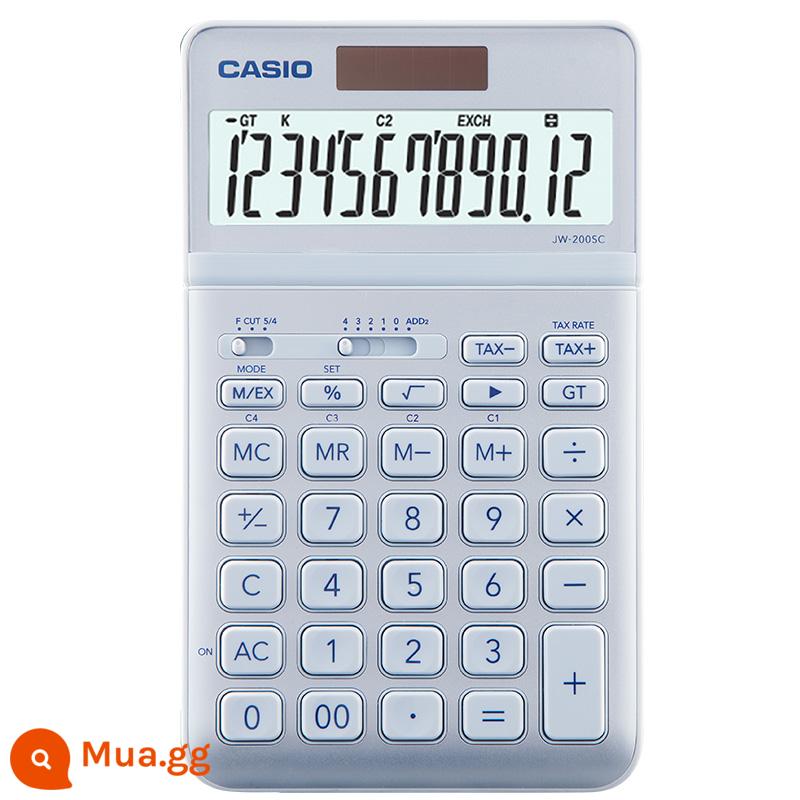 máy tính casio/CASIOJW-200SC máy tính công sở thời trang công sở hàng ngày dễ thương dành cho sinh viên đại học - JW-200BU bầu trời xanh đầy sao