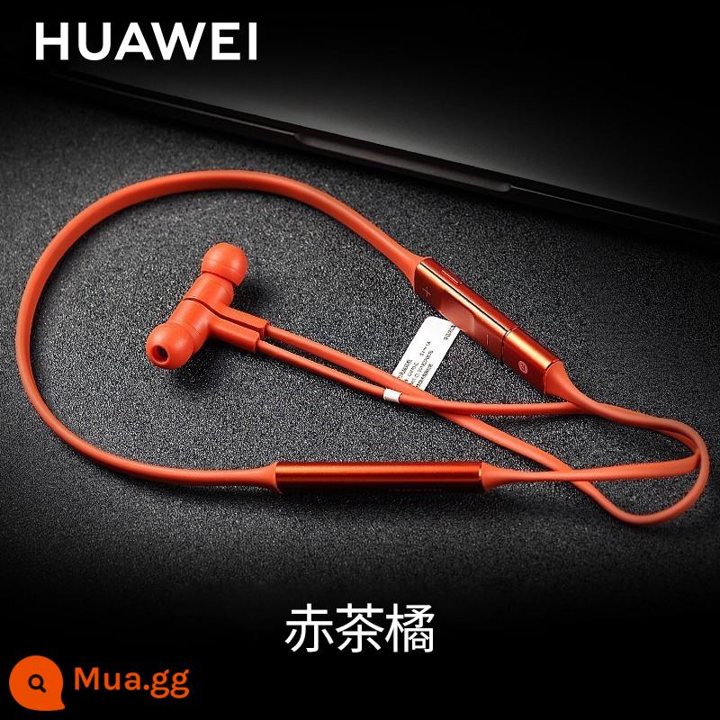 Tai nghe Bluetooth thể thao không dây Huawei FreeLace loại treo cổ loại giảm tiếng ồn chạy chính hãng chính hãng - trà đỏ cam