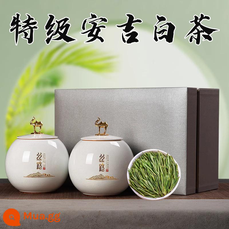 Xác Thực Hàng Châu Minglongjing Trà 250G Con Đường Tơ Lụa Hộp Quà Cao Cấp Đặc Biệt Trà Xanh 2023 Trà Mới Quà Tặng Năm Mới - 249g