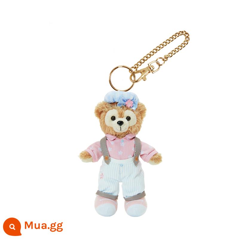 Shanghai Disney Duffy and Friends Spring Flowers Linga Belle Plush Keyring Paradise Flagship Store - Móc khóa đồ chơi nhồi bông Duffy