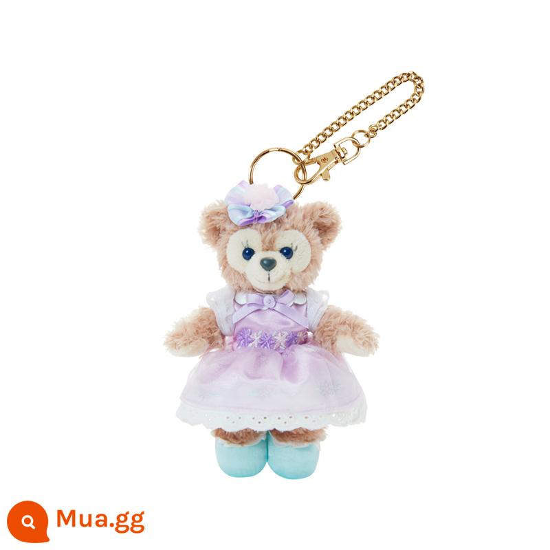 Shanghai Disney Duffy and Friends Spring Flowers Linga Belle Plush Keyring Paradise Flagship Store - Móc khóa đồ chơi sang trọng Shirley Rose