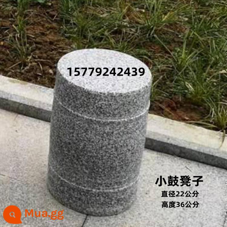 Bàn đá granite bằng đá cẩm thạch Bàn đá ngoài trời Sân vườn Bàn đá tại nhà Bàn đá công viên Ghế đá giải trí - Ghế trống đường kính 22 cm