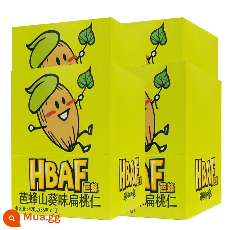 HBAF Barbee Original Tom Farm Hạnh Nhân Kem Mật Ong Hạnh Nhân Mù Tạt Các Loại Hạt Nhập Khẩu Hàn Quốc Hộp 12 Túi - [12 túi*4 hộp] Hạnh nhân vị wasabi