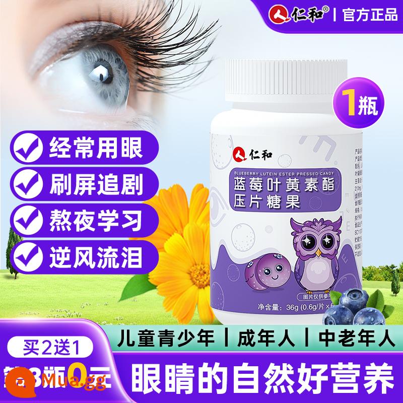 Renhe Blueberry Lutein Ester Viên Chính Hãng Chính Thức Trẻ Em Người Lớn Trung Niên Và Người Cao Tuổi Chăm Sóc Mắt Không Bằng Sáng Chế Flagship Store - Phiên bản cơ bản - 1 chai dành cho tóc thật, nên mua nhiều chai để tiết kiệm chi phí hơn.