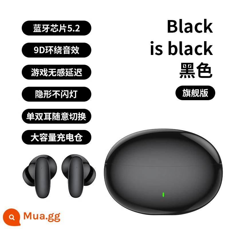 [Chính thức] Tai nghe Bluetooth khử tiếng ồn chủ động True Wireless Chính hãng Huaqiangbei Full In-ear Áp dụng cho kiểu dáng mới của Sony - Màu đen hàng đầu [Âm thanh không bị méo tiếng HiFi + thời lượng pin siêu dài + giảm tiếng ồn thông minh]