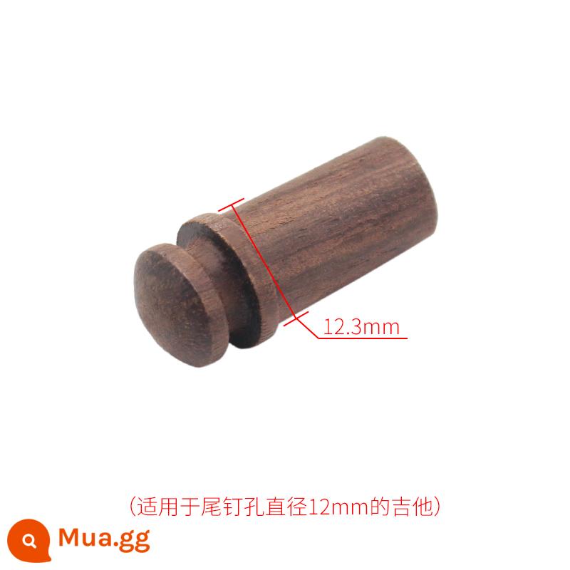 Dân Gian Hộp Điện Acoustic 12 Mm Gỗ Đuôi Cắm Móng Bán Đuôi Lỗ Chuyên Dụng Cho Bé Túi Nút Nút Gỗ Mun - gỗ cẩm lai 12mm