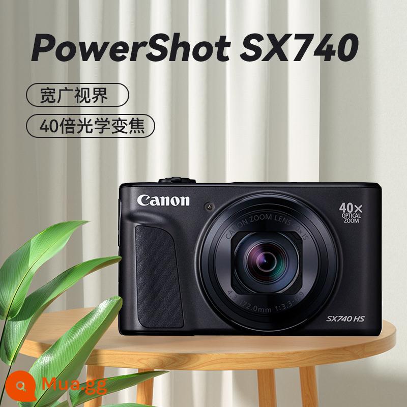 [Spot] Buổi hòa nhạc máy ảnh du lịch kỹ thuật số độ nét cao Canon sx740hs zoom quang 40 lần hiện vật - Màu đen ⭐ Đạt tiêu chuẩn không có phụ kiện cơ bản