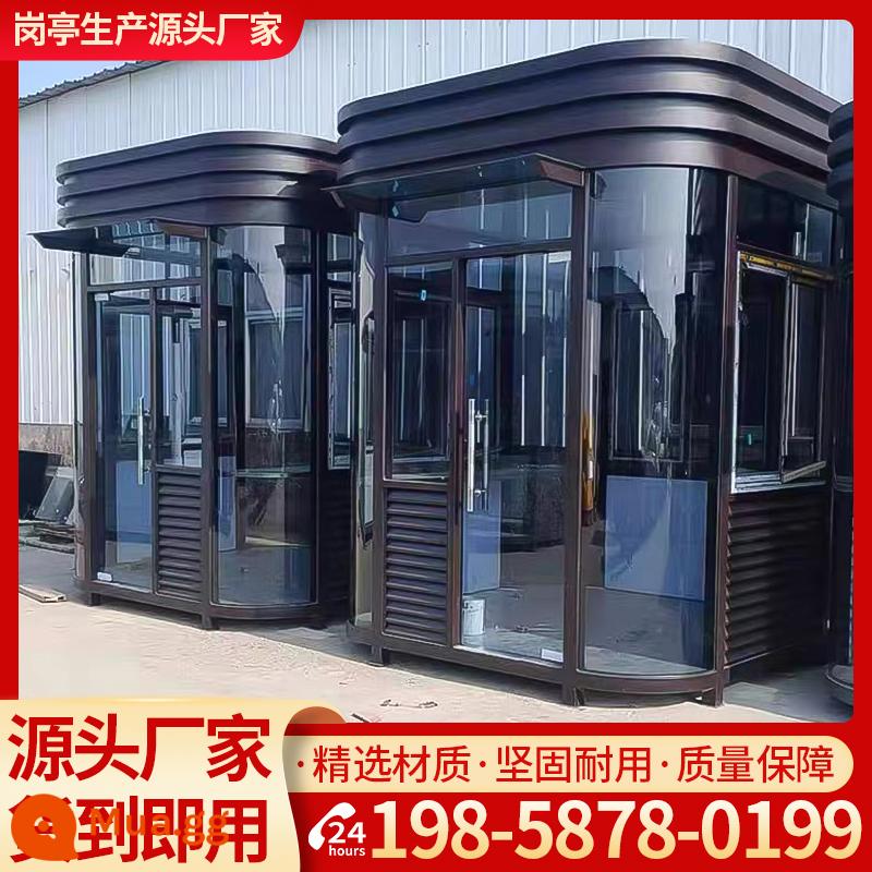 Gantin Pavilion Security Pavilion Cấu trúc thép ngoài trời Mobile Pavilion Pavilion Dight -dight -dight -dight Toll Pavilion Toll Pavilion Real Shi Qi Pavilion - Kích thước và màu sắc-tư vấn dịch vụ khách hàng