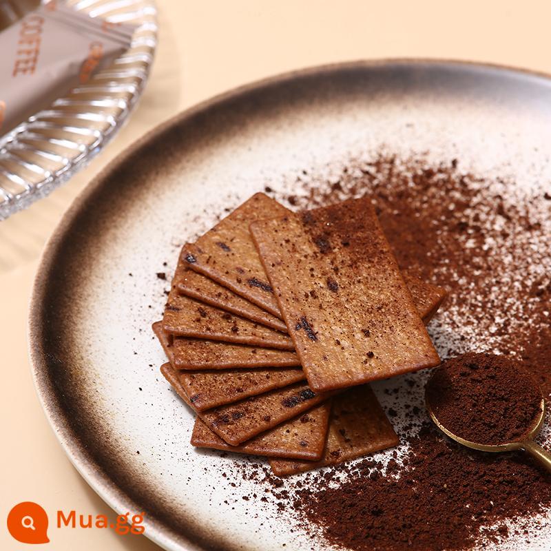 Huangji Coffee Biscuit Sô cô la đen Cracker Tiramisu Net Red Món ăn nhẹ thông thường Trà chiều văn phòng - Cà phê giòn 120g*8 (giá khuyến nghị)