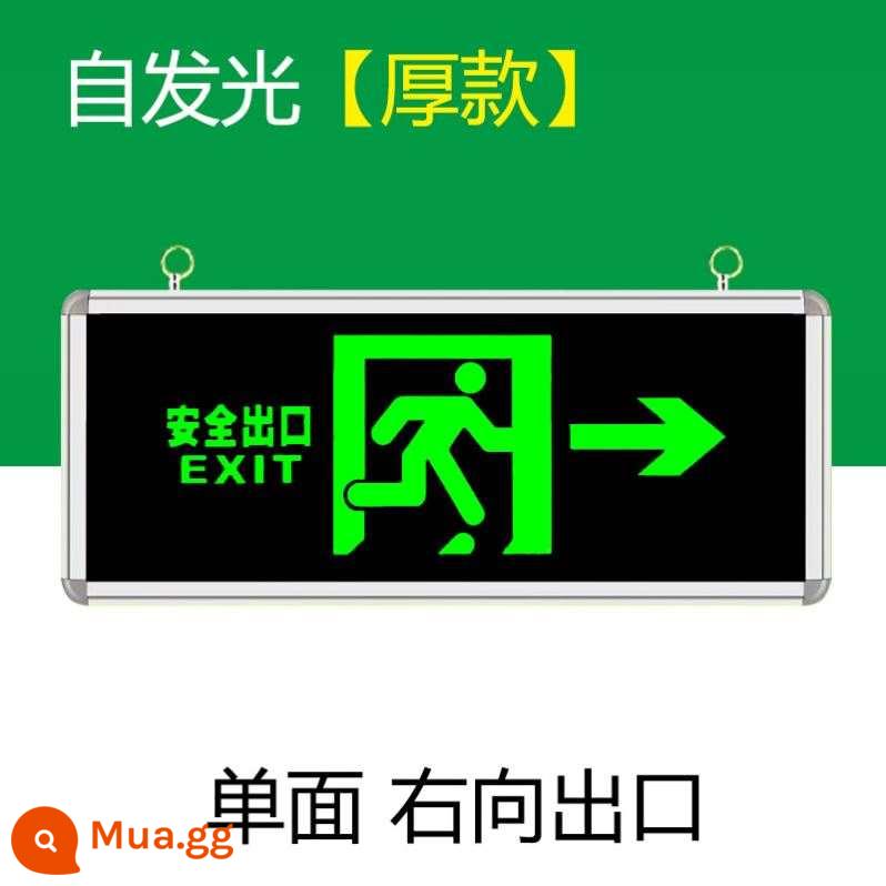 Chỉ báo xuất khẩu an toàn đi kèm với đèn LIGE LIGEBATION DEFACION LIGAUS DEFA - K19-[Tự phát sáng] Kiểu dày hướng phải không xuất khẩu