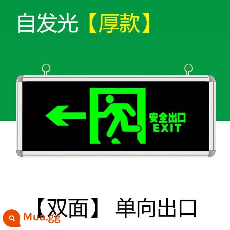 Chỉ báo xuất khẩu an toàn đi kèm với đèn LIGE LIGEBATION DEFACION LIGAUS DEFA - A59-[Tự phát sáng] Đầu ra một chiều hai mặt dày