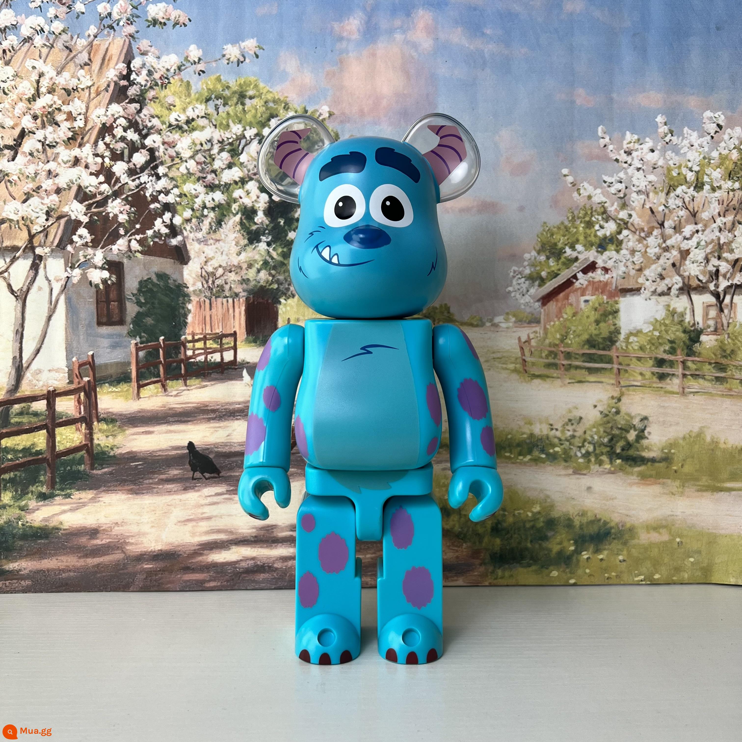 Bearbrick400% bạo lực gấu bầu trời đầy sao Qianqiu khối xây dựng gấu trang trí phòng khách Triều chơi mù hộp mô hình búp bê - Quái vật hờn dỗi (tiếng ồn khớp mô hình cao cấp)