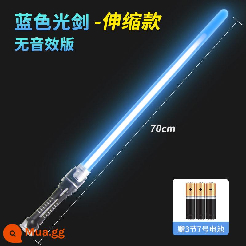 Ánh Sáng Saber Thanh Kiếm Laser Chiến Tranh Giữa Các Vì Sao Có Thể Thu Vào Không Đèn Ống Chính Hãng Đèn Laser Lên Dính Douyin Trang Đồ Chơi - Màu xanh lam [Thanh kiếm đơn 70cm] có thể thu vào - Chiếu sáng không có hiệu ứng âm thanh