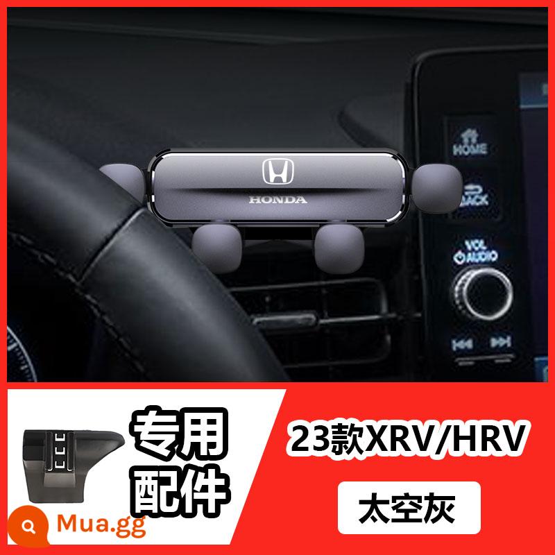 Honda CRV Haoying Accord Civic Odyssey Alison URV Honda Binzhi Giá đỡ điện thoại di động trên ô tô đặc biệt - 23 Honda XRV+HRV [xám không gian]