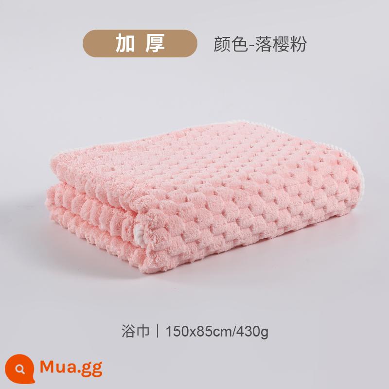 2023 bộ ba mảnh và khăn tắm nam nữ mới thấm hút nước nhanh hơn cotton nguyên chất và không đổ lông - (Hồng Anh Đào) Khăn Tắm Cực Lớn