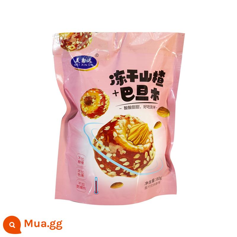 Kẹo đá Meixinda haws táo gai đông khô toàn bộ rỗng snack giòn không hạt snack đóng gói độc lập cửa hàng hàng đầu - Táo gai + hạnh nhân đông khô 1 túi