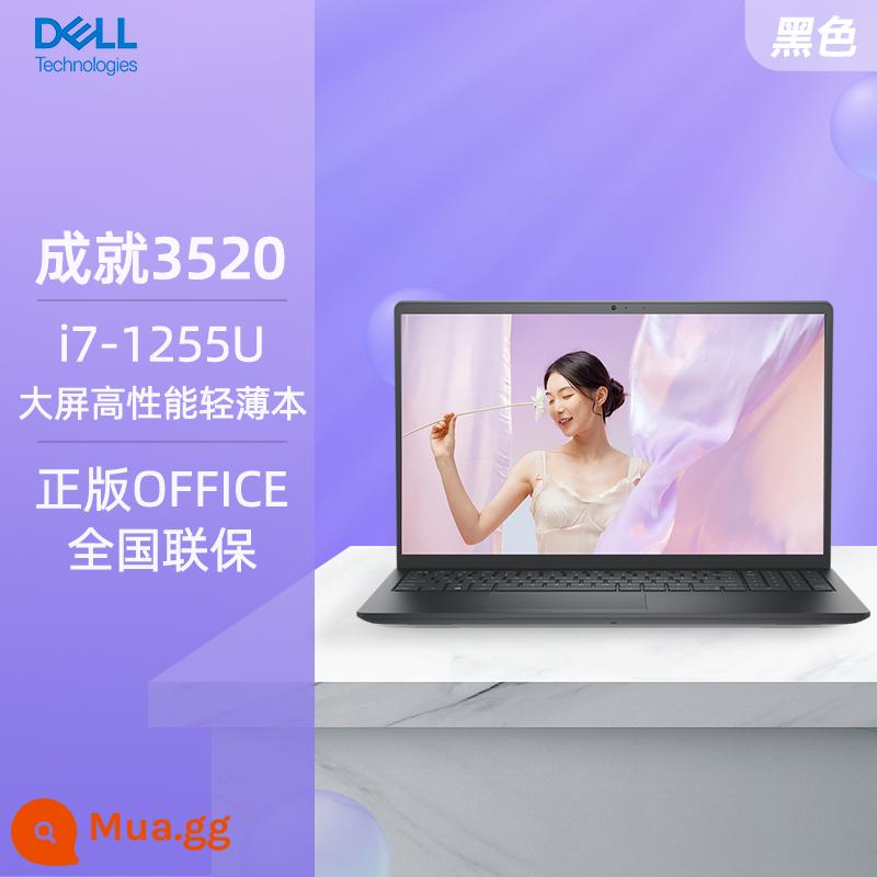 Máy tính xách tay Dell/DELL thế hệ thứ 12 Core i5 tùy chọn cạc màn hình độc lập thành tích 3420Air hàng đầu chính hãng hiệu suất cao mỏng nhẹ xách tay văn phòng sinh viên kinh doanh game xách tay sách mỏng nhẹ - [Full máu 15,6 inch] card đồ họa đen/i7/16G/512G/Iris Xe thế hệ thứ 12