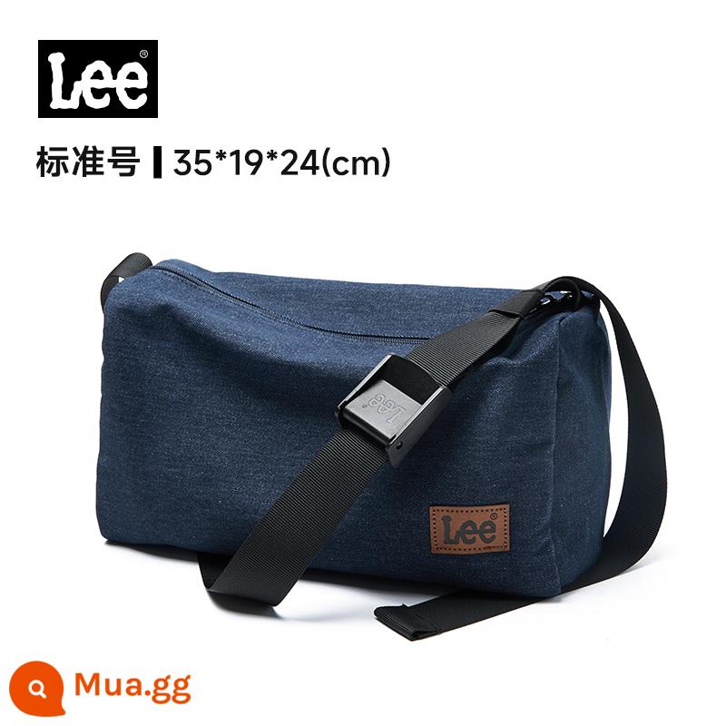 Lee Túi 2024 Mới Túi Mùa Thu Đông Nam Túi Đeo Vai Lớp Đi Lại Dung Tích Lớn Màu Đen Túi - Màu xanh denim [tiêu chuẩn]