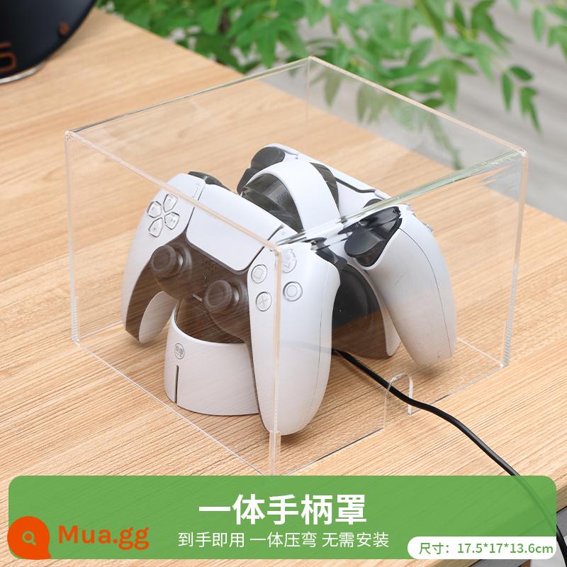 PS5slim phiên bản mỏng che bụi che tản nhiệt máy chủ thích hợp cho máy chơi game Sony bảo vệ acrylic trong suốt phụ kiện ngoại vi vỏ ngang và dọc phổ quát tích hợp chủ đề sáng tạo tay cầm - [Tiêu chuẩn] Vỏ tay cầm nguyên khối · Không cần lắp đặt · Uốn nóng một mảnh mà không cần cắt tay