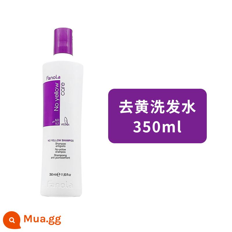 Dầu gội chống ố vàng Fanola của Ý 350ml khóa màu, cố định màu, bảo vệ màu, loại bỏ vàng cam, dầu gội chuyển màu vàng và tím - Dầu gội chống ố vàng 350ml