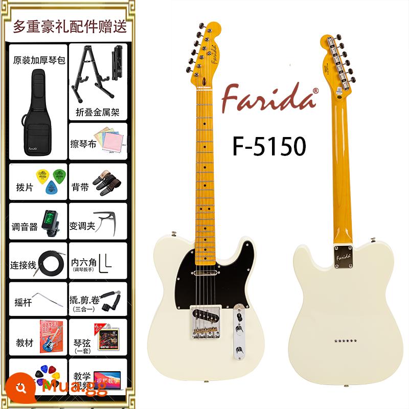 Đàn guitar điện Farida F5020 F5050 dành cho người mới bắt đầu, người lớn và trẻ em - Kem F5150-BTB+trọn bộ phụ kiện+khóa học