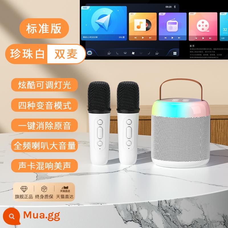 Micro và âm thanh tích hợp tại nhà Bộ micro di động loa Bluetooth không dây đa năng karaoke trẻ em tại nhà KTV - Micrô đôi [Phiên bản tiêu chuẩn K3 mới] Bộ trộn card âm thanh với Bel Canto + Thời lượng pin mới được nâng cấp + Ánh sáng có thể điều chỉnh mát mẻ.