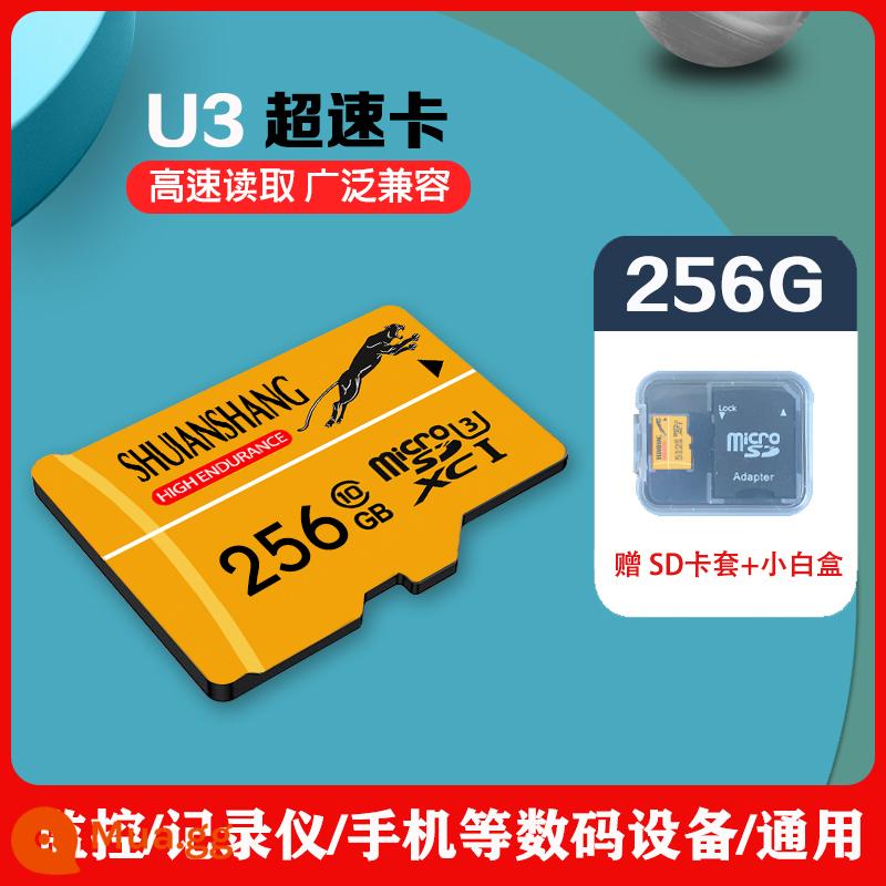 Thẻ nhớ điện thoại di động 512g thẻ nhớ ghi hình lái xe tốc độ cao 256G camera giám sát thẻ tf thẻ 128GSD - u3[máy ghi/màn hình/điện thoại di động/máy ảnh] 256G tốc độ siêu cao