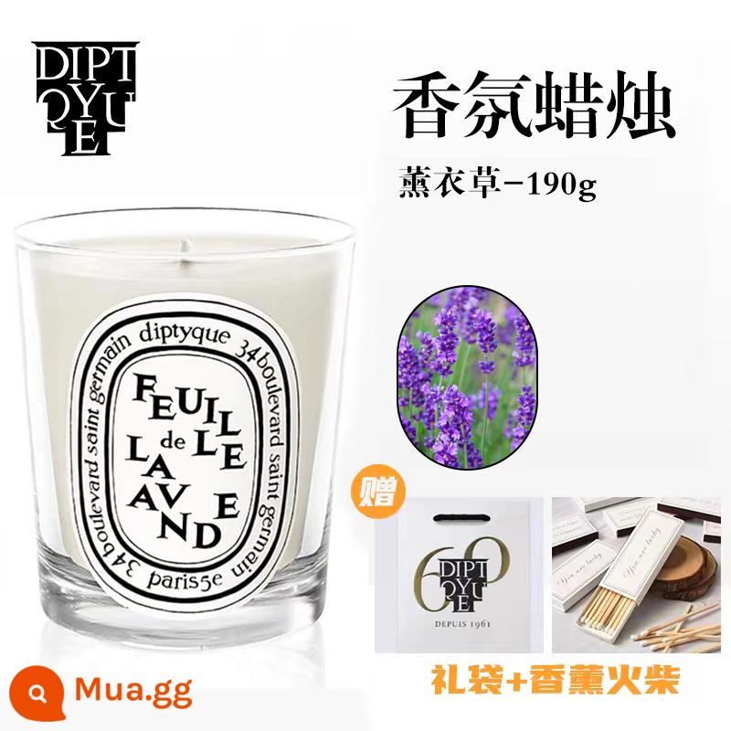 Diptyque Nến thơm Diptyque hốc lưu niệm đèn dầu thơm quà tặng sinh nhật Lễ Tình Nhân - [Hoa oải hương 190g]