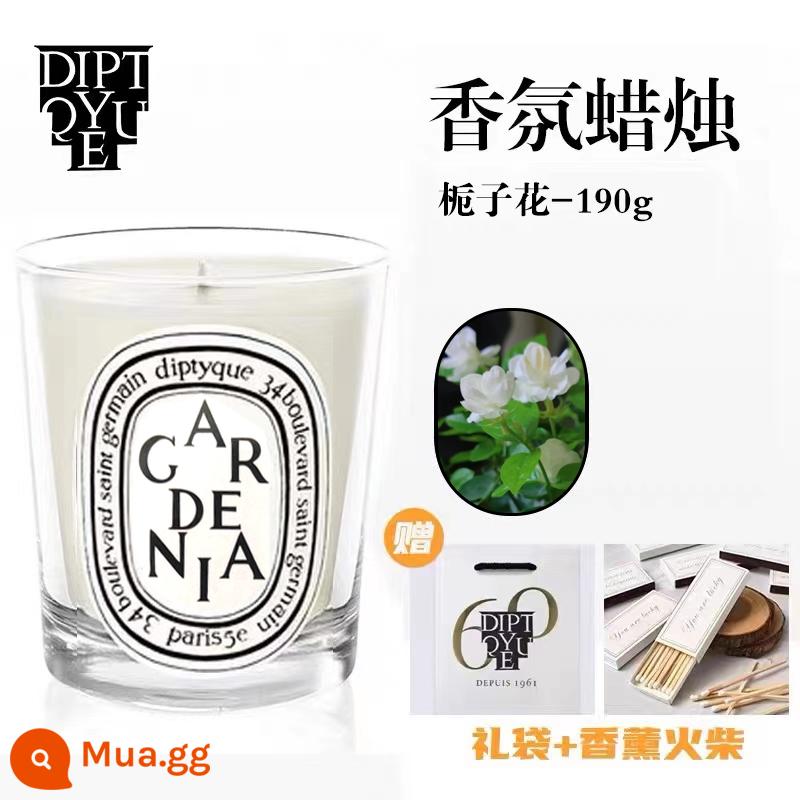 Diptyque Nến thơm Diptyque hốc lưu niệm đèn dầu thơm quà tặng sinh nhật Lễ Tình Nhân - [Gardenia 190g]GARDENLA-hương hoa