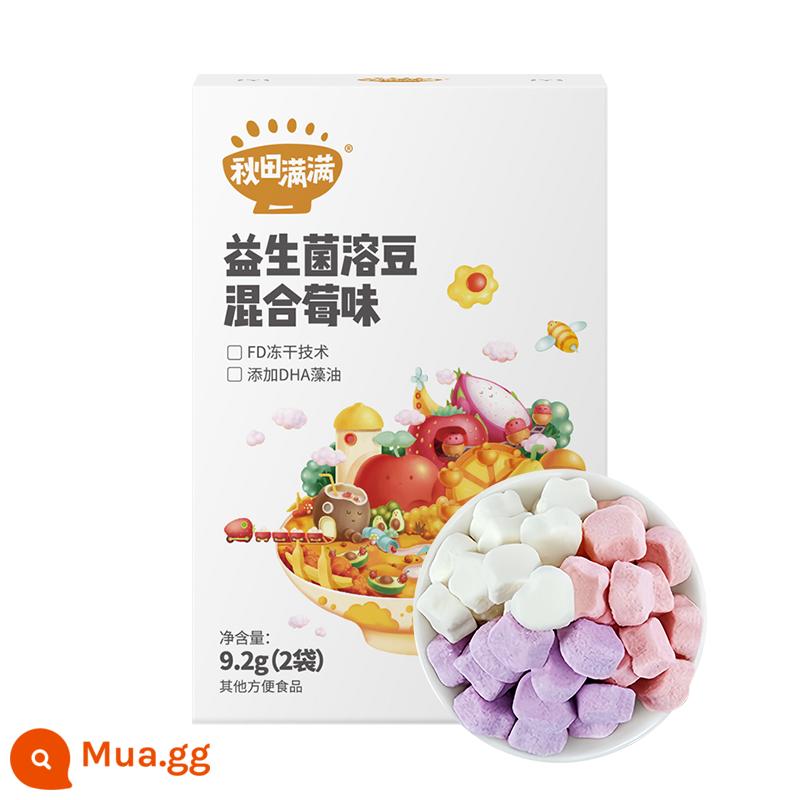 Đậu hòa tan probiotic của Akita Manman bổ sung thêm đồ ăn nhẹ Cửa hàng đậu hòa tan hàng đầu của Autumn Manman tặng thực phẩm bổ sung cho trẻ 6 tháng tuổi. - [1 hộp cho người dùng sớm] Đậu hòa tan Probiotic trộn với quả mọng 9,2g