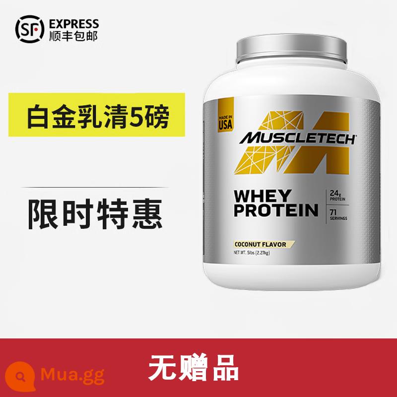 Muscletech Cơ Công Nghệ Bạch Kim Bột Whey Protein 5 lbs Thể Dục Protein Tăng Cơ Cô Lập Bột Protein - Bạch kim 5 bảng không kèm quà