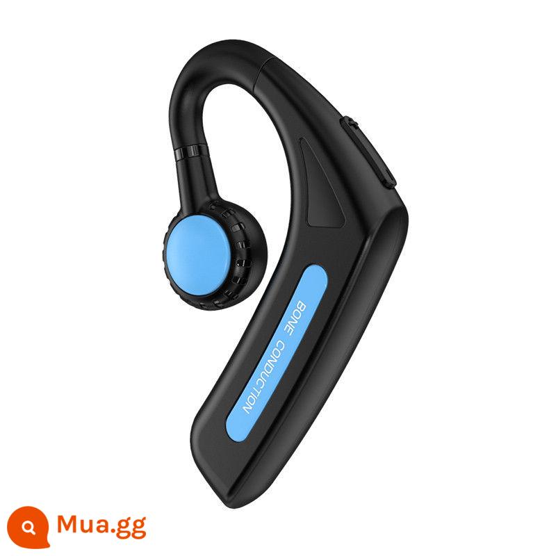 Tai bluetooth dẫn xương không in-ear nhét tai true wireless thể thao chạy lâu không đau tai 2022 new - Đen và xanh [ổ cắm sạc nhanh type-c + thời lượng pin siêu dài + đeo không đau]