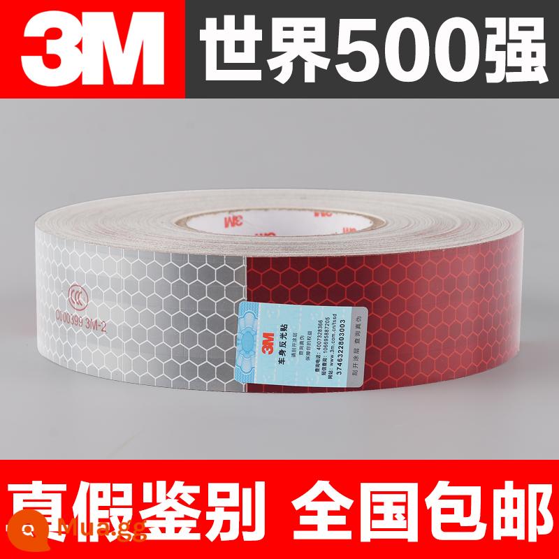 3M xe tải miếng dán phản quang dải thân xe an toàn dấu hiệu cảnh báo xe tải kiểm tra hàng năm dải màu đỏ và trắng đặc biệt dán xe hơi - Cấp kinh tế [200 dải màu đỏ và trắng]★Đặc biệt để kiểm tra hàng năm, tuổi thọ 3 năm★