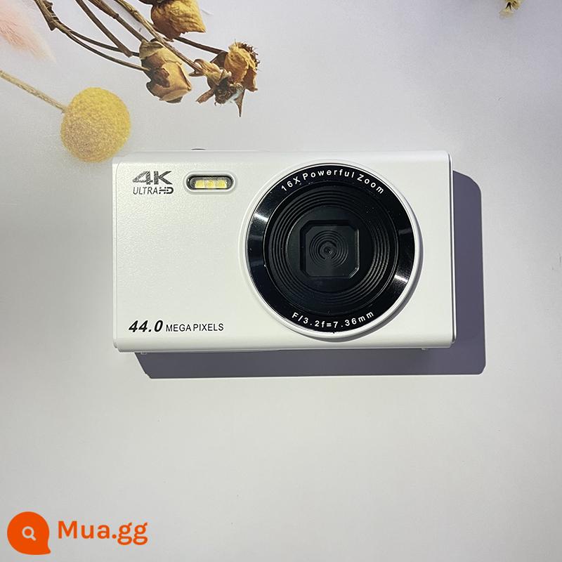 Sinh Viên Máy Ảnh Kỹ Thuật Số Retro Ccd Khuôn Viên HD Du Lịch Nhỏ Camera Vlog Mục Từ Cấp Thẻ Máy Quà Tặng - Phong cách tương tự của Yi Yang Qianxi với màu trắng [có thể quay video và chuyển sang điện thoại di động + video 4K] đen trắng cổ điển và ngoại hình đẹp